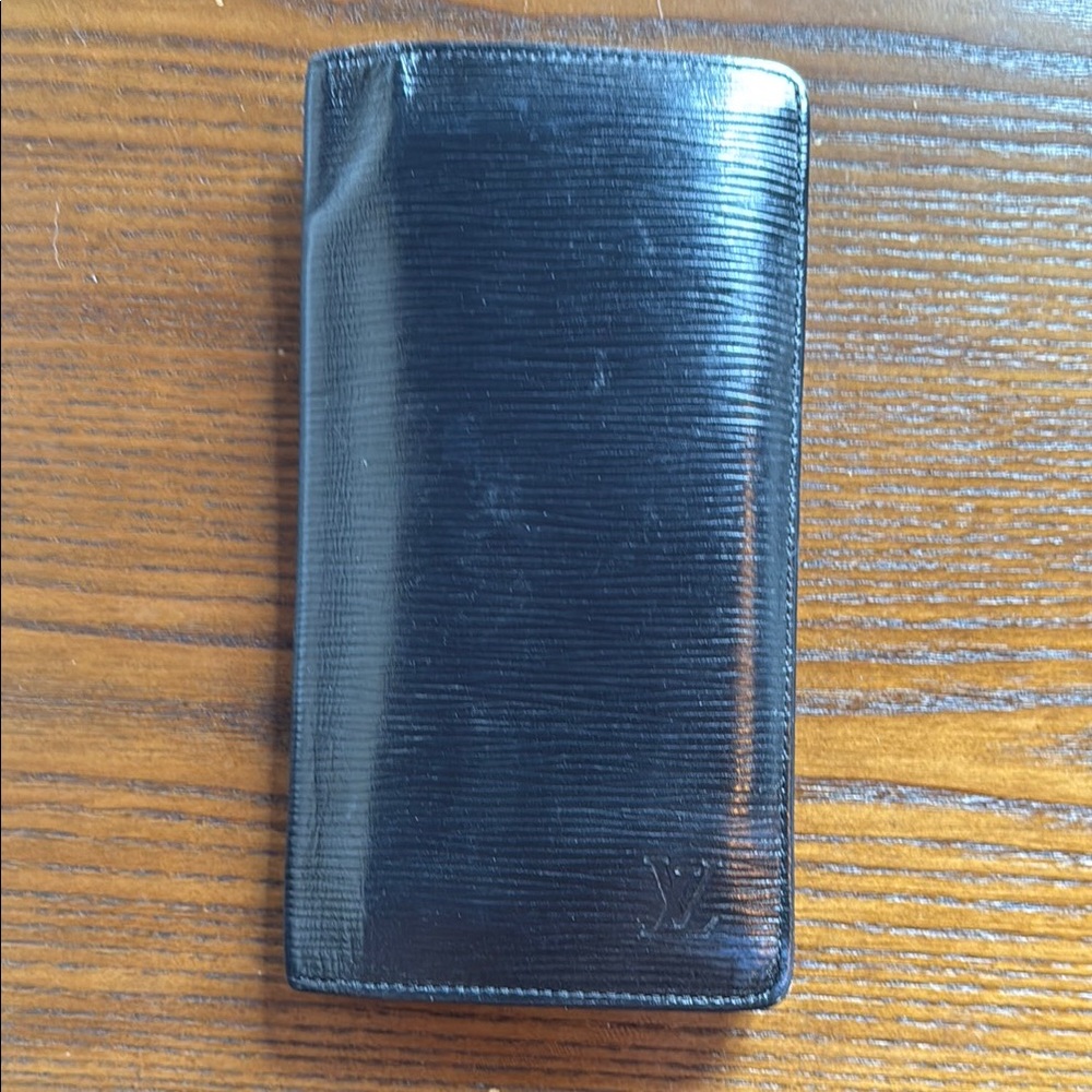 Louis Vuitton Black Epi Leather Card Holder